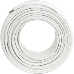 Q-Link coax/utp kabel RG6 25 meter wit