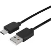 Q-link datakabel 2.0 USB-A MA type-C 1.5 meter zwart