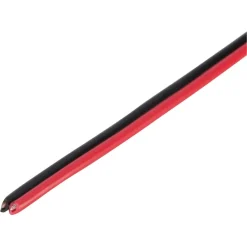 Q-Link luidsprekersnoer 2 x 0,75 mm² 25 meter rood/zwart