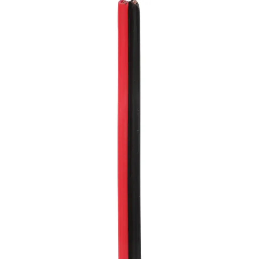 Q-Link luidsprekersnoer 2 x 0,75 mm² 25 meter rood/zwart