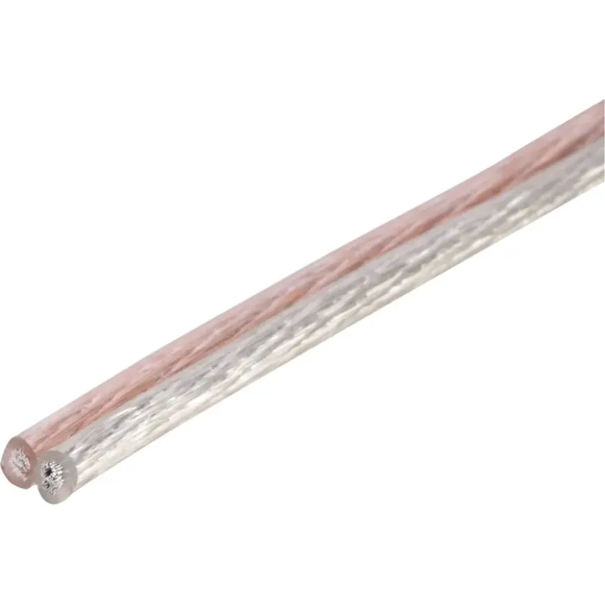 Q-Link luidsprekersnoer 2 x 1,5 mm² 50 meter transparant