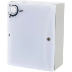 Q-Link Opbouw Schemerschakelaar Spatwaterdicht Grijs IP44