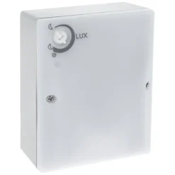 Q-Link Opbouw Schemerschakelaar Spatwaterdicht Grijs IP44