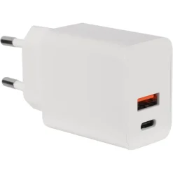 Q-Link oplader 2 poorten PD20W/QC18W wit
