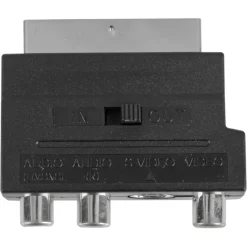 Q-Link scart adapter/schakelaar scart/3XRCA/SVHS