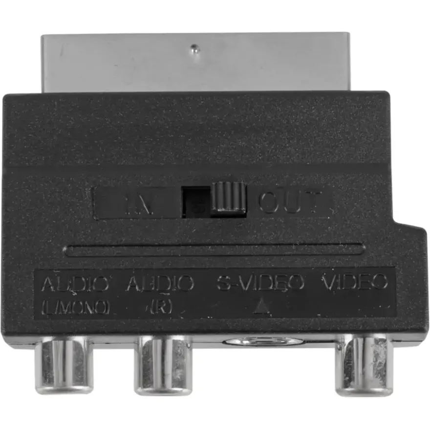 Q-Link scart adapter/schakelaar scart/3XRCA/SVHS
