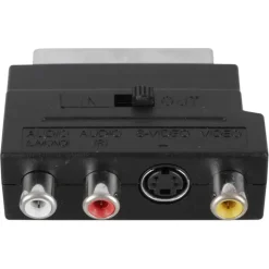 Q-Link scart adapter/schakelaar scart/3XRCA/SVHS