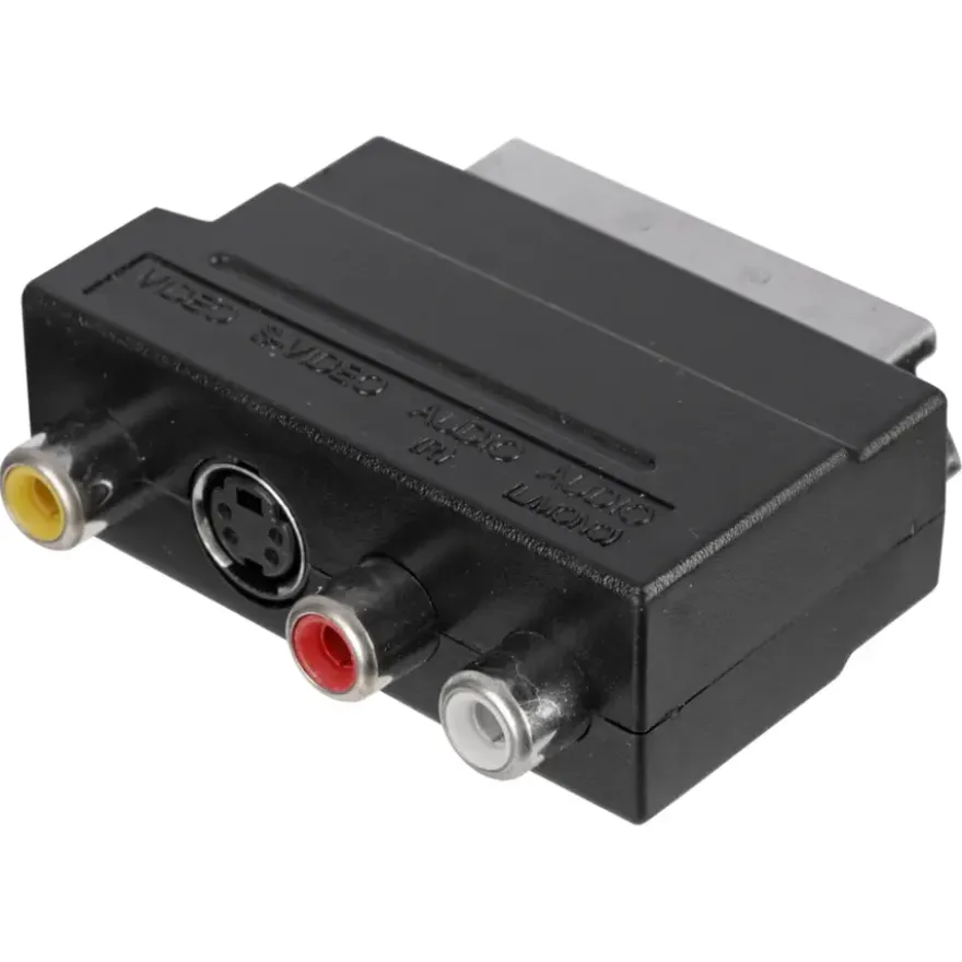 Q-Link scart adapter/schakelaar scart/3XRCA/SVHS