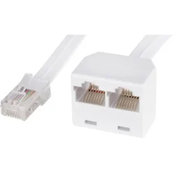 Q-Link telefoon splitter modulair ADSL wit