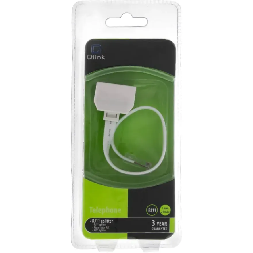 Q-Link telefoon splitter modulair ADSL wit