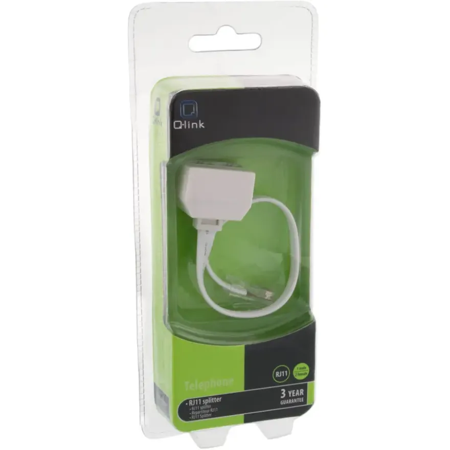 Q-Link telefoon splitter modulair ADSL wit