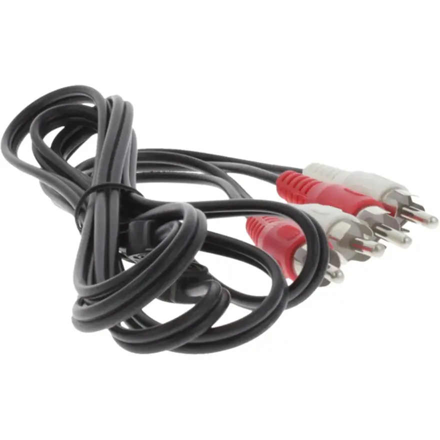 Q-Link tulp kabel 2RCA/2RCA male-male 1.5 meter rood/wit