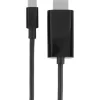 Q-link USB-C naar HDMI kabel 2 meter zwart