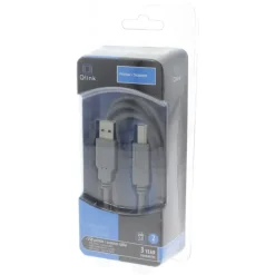 Q-Link USB kabel 2.0 printer/scanner 2 meter grijs