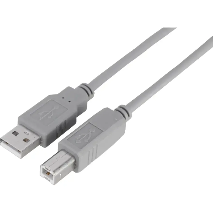 Q-Link USB kabel 2.0 printer/scanner 2 meter grijs