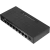 Q-link UTP netwerkswitch 8 poorten gigabit ethernet zwart