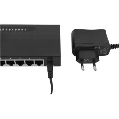 Q-link UTP netwerkswitch 8 poorten gigabit ethernet zwart