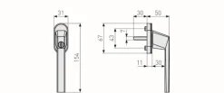 Raamboom FG110 zwart 3 stuks