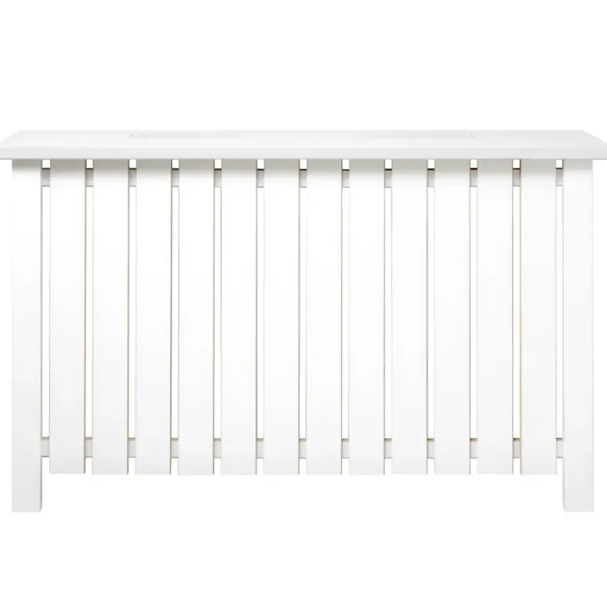 Radiatorbekleding Oxford wit 153x100 cm