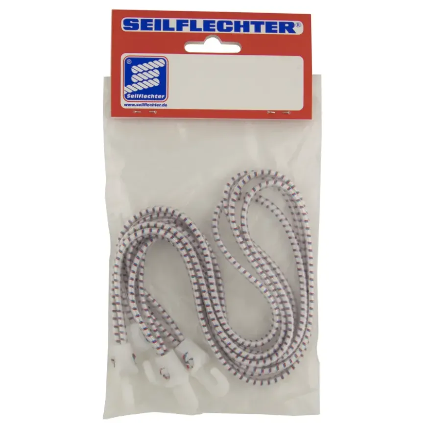 Rakband elastiek met haak 4mm 35cm 4 stuks