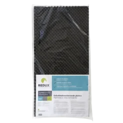 Redux geluidsabsorberende plaat zwart 100 x 50 cm 30 mm 2 stuks