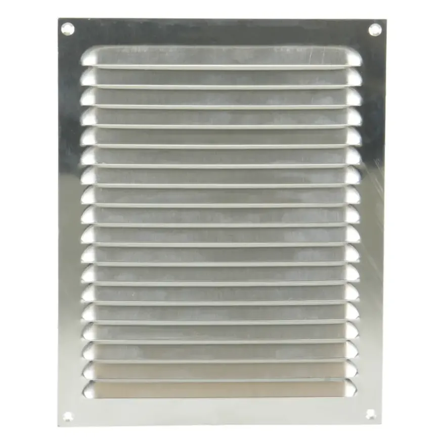 Renson ventilatierooster opbouw aluminium zilver 200x250 mm