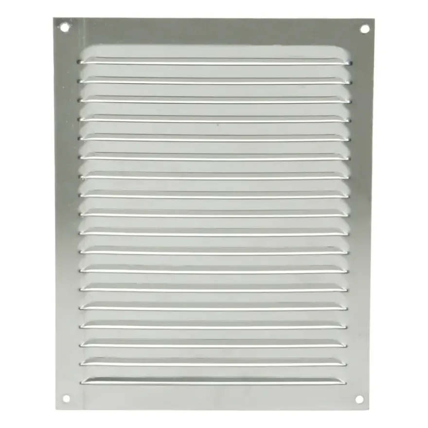Renson ventilatierooster opbouw aluminium zilver 200x250 mm