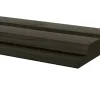 Rhombusprofiel vuren hout antraciet geschaafd 180 x 14,5 x 2,8 cm