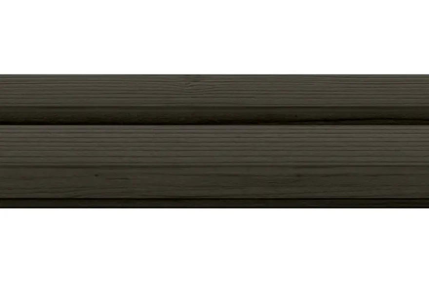 Rhombusprofiel vuren hout antraciet geschaafd 180 x 14,5 x 2,8 cm