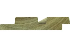 Rhombusprofiel vuren hout geschaafd 180 x 2,8 x 14,5 cm