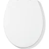 Riga toiletbril thermoplast wit met softclose en quick release