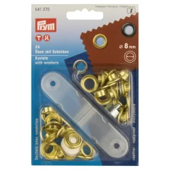 Ringen 8mm messing 24 stuks