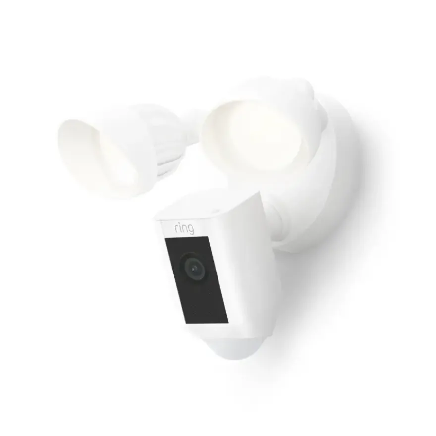 Ring Floodlight Camera Wired Plus Wit