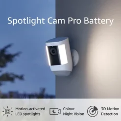 Ring Spotlight Camera Pro Wired Wit 2K