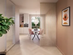 Roomdivider profiel recht 90° natuur eiken 2 stuks