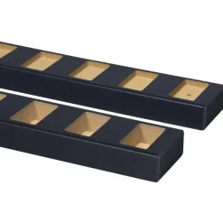Roomdivider profiel recht 90° lava eiken 2 stuks
