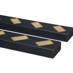 Roomdivider profiel schuin 45° lava eiken 2 stuks