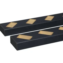 Roomdivider profiel schuin 45° lava eiken 2 stuks