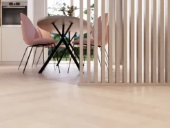 Roomdivider spijlen MDF natuur eiken 4 stuks