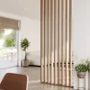 Roomdivider complete set bruin eiken 260x100 cm