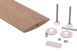 Roomdivider lamel ellips eiken 18x240 cm 1 stuk