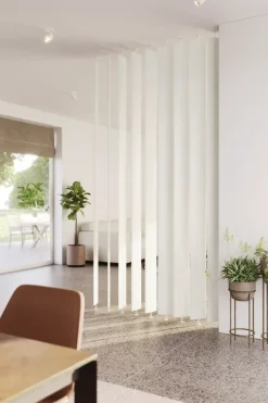 Roomdivider lamel ellips wit 18x240 cm 1 stuk