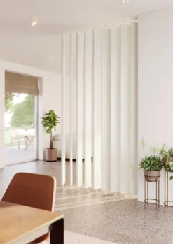 Roomdivider lamel recht wit 15x240cm 1 stuk