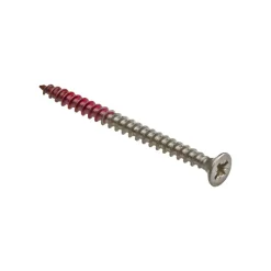 Rotadrill schroef universeel platkop PZ2 RVS 4x40 mm 19 stuks