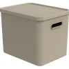 Rotho opbergbox Albula cappuchino beige 27 L