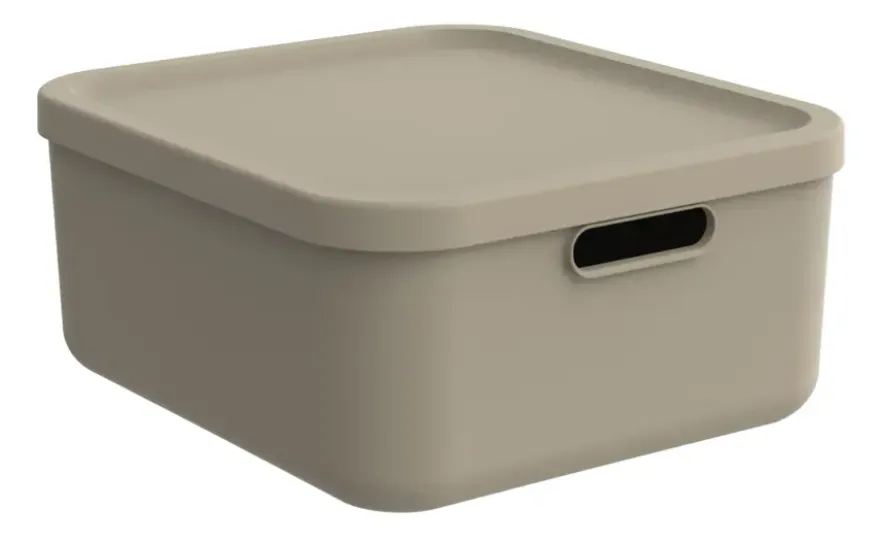 Rotho opbergbox Albula cappuchino beige 20 L