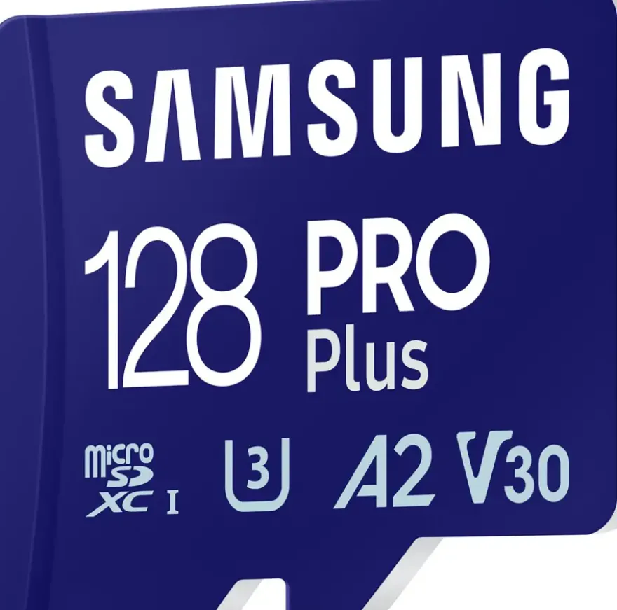Samsung Pro Plus Micro SD-Kaart Incl. SD-Adapter 128 GB