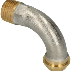 Sanivesk Aansluitbocht Radiator Nikkel
