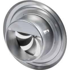 Sanivesk afsluitbaar schuifrooster RVS Ø 125 mm