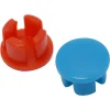 Sanivesk Afsluitplug Kunststof Rood + Blauw